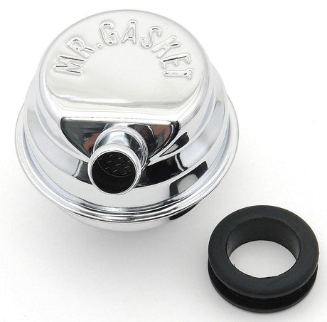 MRG Mr Gasket Chrome Plated Push-on Breather with PVC Tube (MG2059) MG2059