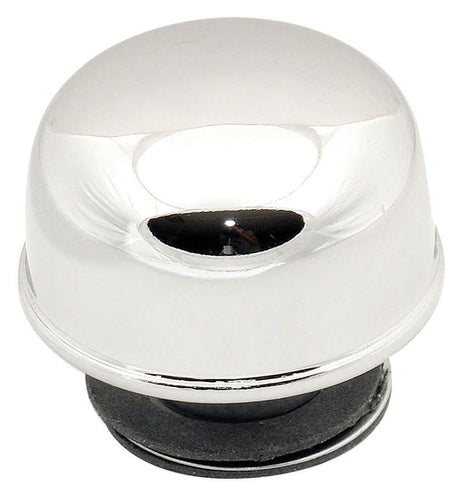 MRG Mr Gasket Chrome Plated Twist-On Breather 2-3/8" Dia. x 1-3/4" without logo (MG2061) MG2061