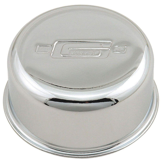 MRG Mr Gasket Chrome Plated Twist-On Breather with Logo (MG2069) MG2069