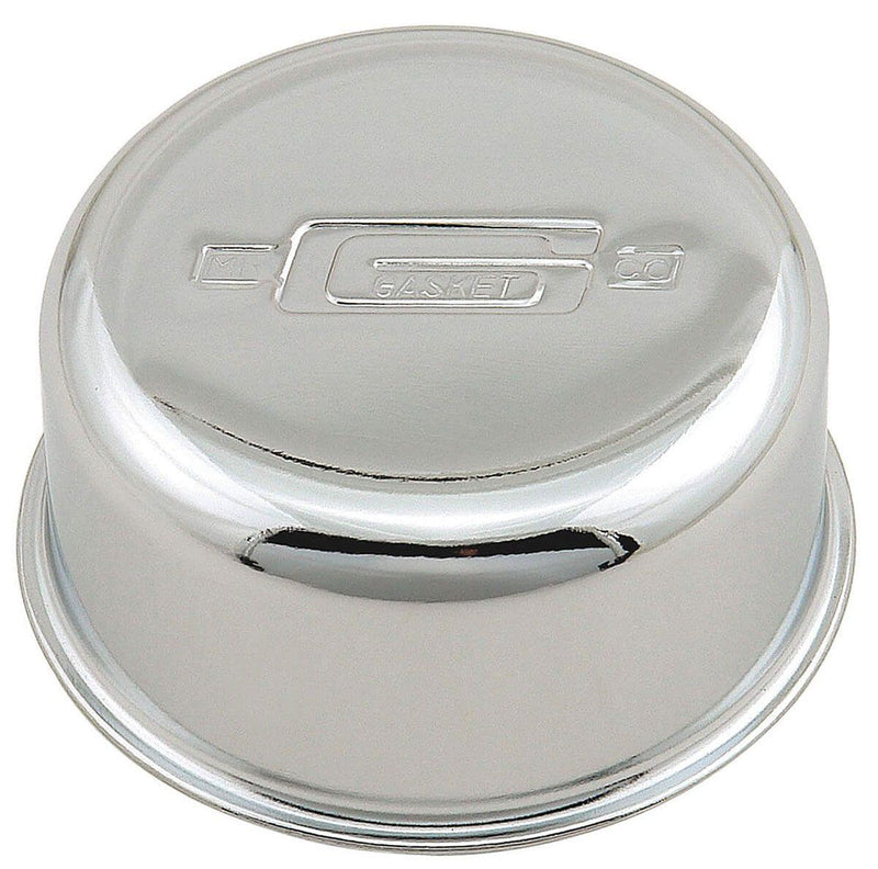 MRG Mr Gasket Chrome Plated Twist-On Breather with Logo (MG2069) MG2069