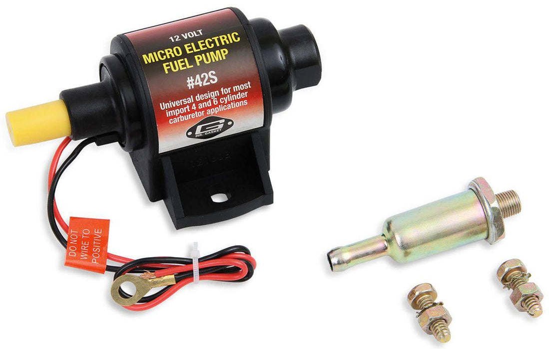 MRG Mr Gasket Micro Electric Fuel Pump (MG42S)