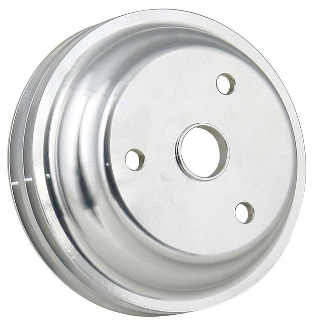 MRG Mr Gasket Billet Style Aluminium Crankshaft Pulley - Double Groove (MG5317) MG5317