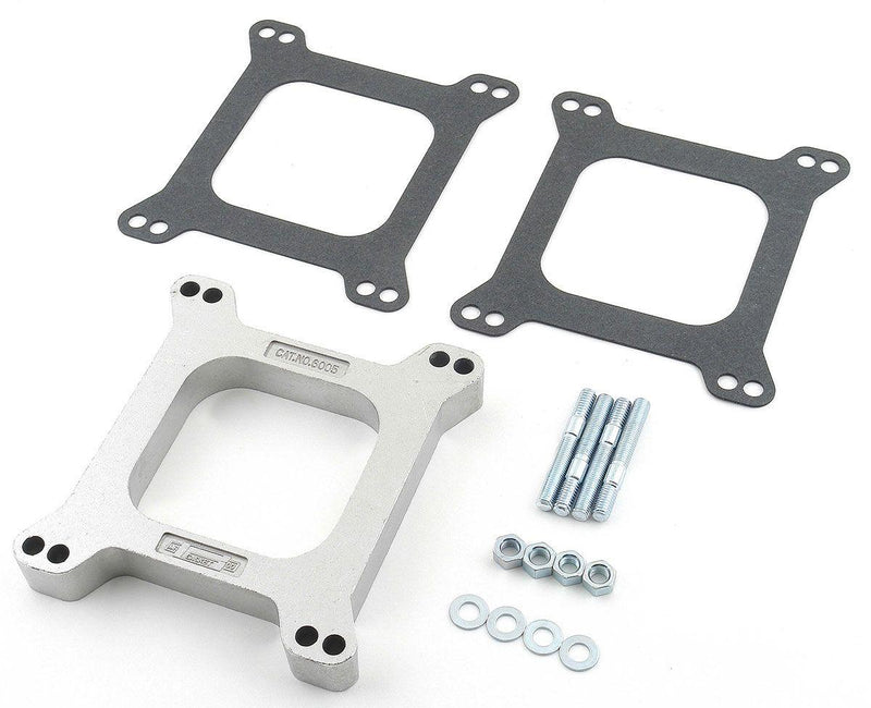 MRG Mr Gasket Aluminium Carburettor Spacer Kit 1" Open Centre (MG6005) MG6005
