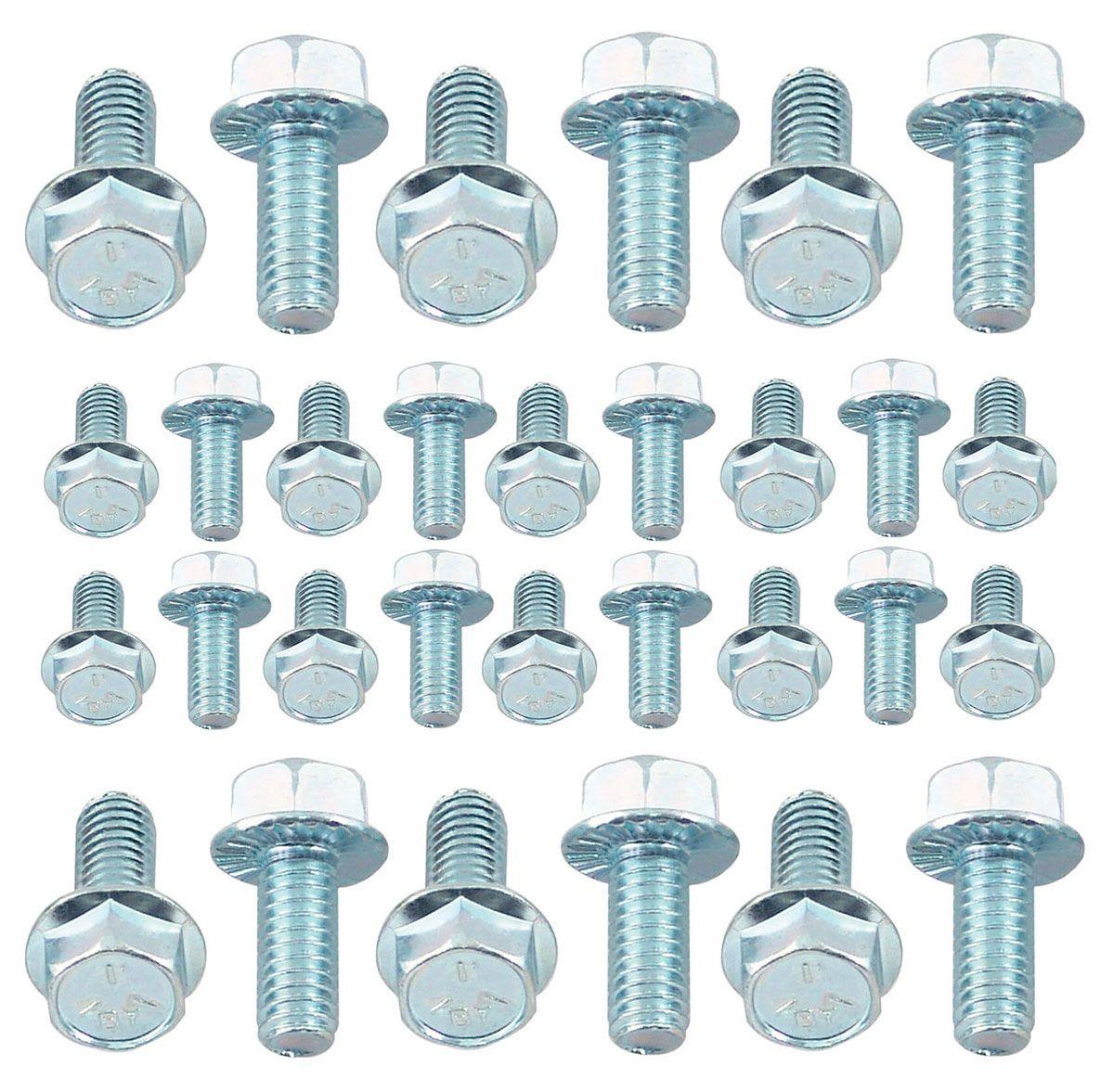 MRG Oil Pan Bolt Kit, Hex Head Zinc Plated (MG6087) MG6087