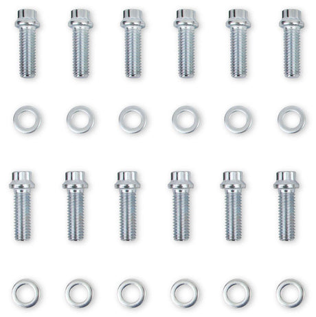 MRG Intake Manifold Bolt Kit, 12-Point Head Zinc Plated (MG6091) MG6091