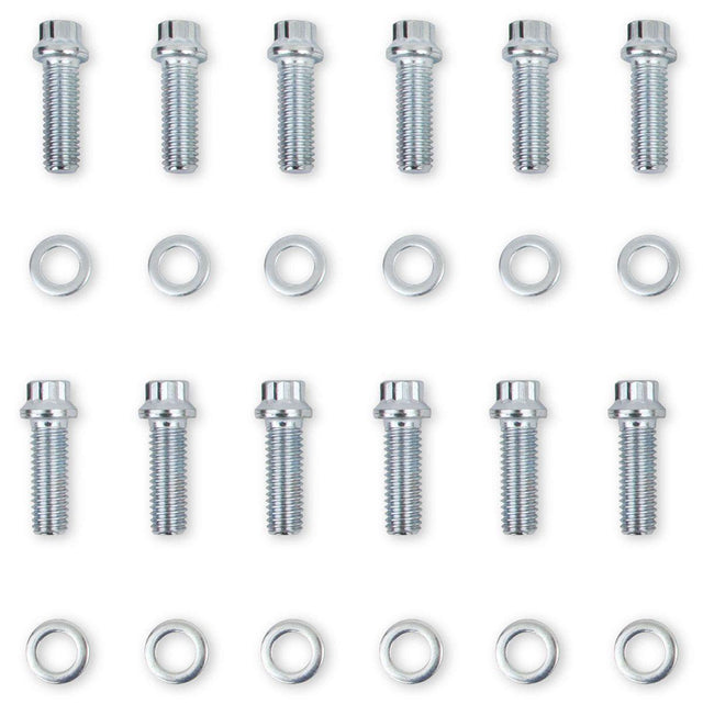 MRG Intake Manifold Bolt Kit, 12-Point Head Zinc Plated (MG6091) MG6091