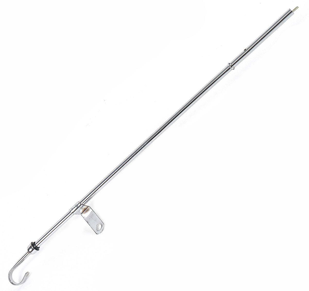 MRG Mr Gasket Chrome Plated Oil Dipstick - Pan Mount (MG6236) MG6236