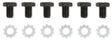MRG Mr Gasket Flexplate Bolts 7/16"-20 x 11/16" (6pk) (MG6710) MG6710