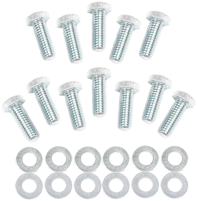 MRG Intake Manifold Bolts & Washers 3/8"-16 x 1" Hex Head (12pk) (MG955G)