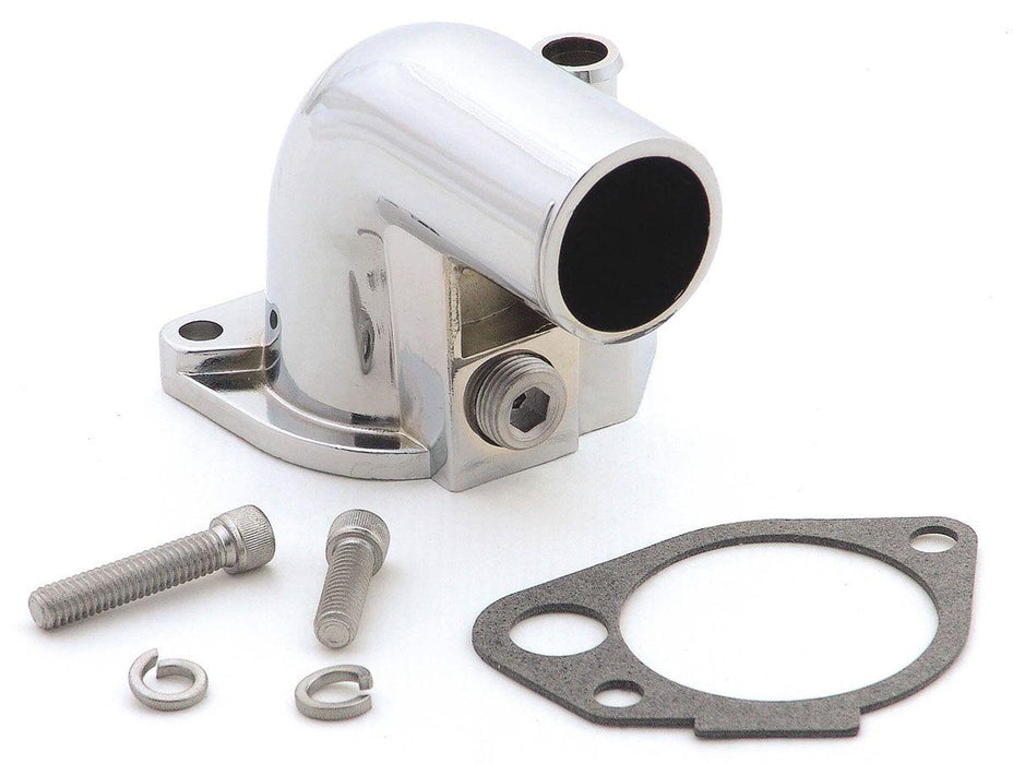 MRG 90° Thermostat Housing, Chrome (MG9713)