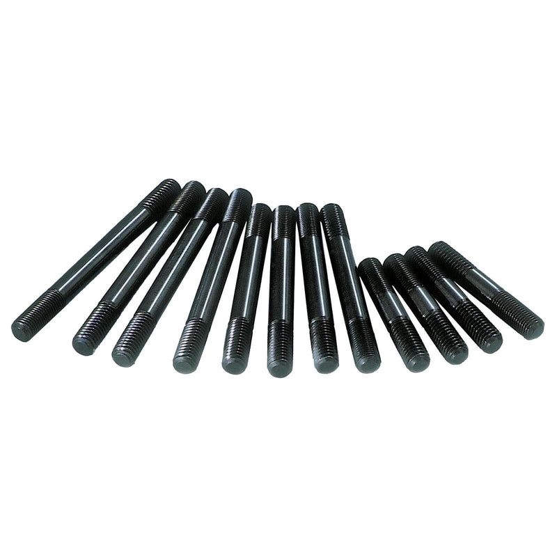 Milodon Chromoly Hex Head Stud Kit, Black Oxide (MI80175) MI80175