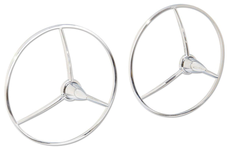 Mooneyes Chrome Missile Headlight Covers (MNAA137)