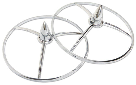 Mooneyes Chrome Missile Headlight Covers (MNAA137L) MNAA137L