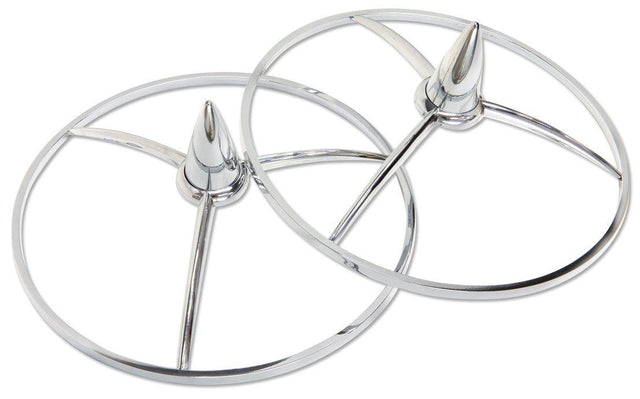 Mooneyes Chrome Missile Headlight Covers (MNAA137L) MNAA137L