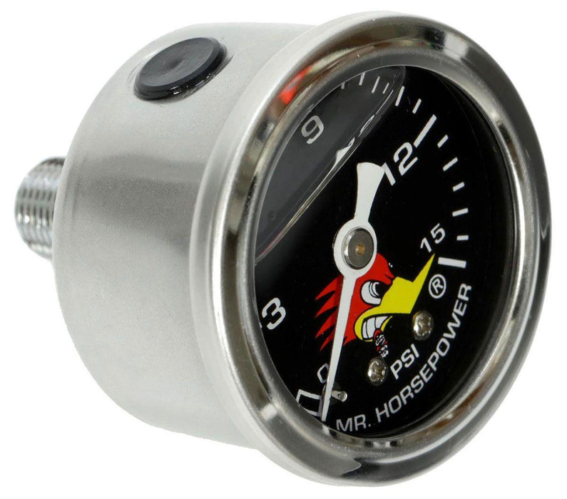 Mooneyes Clay Smith Fuel Pressure Gauge (MNCSPG15LFBK)