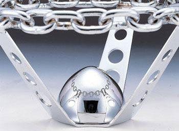 Mooneyes Chrome Horn Button (MNGSHCBULL) MNGSHCBULL