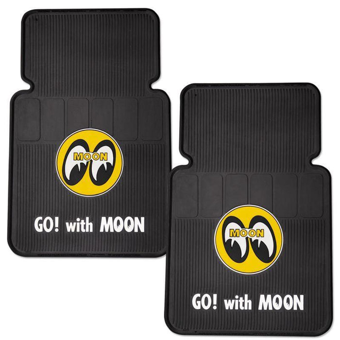 Mooneyes Rubber Floor Mats (MNMP025BK)