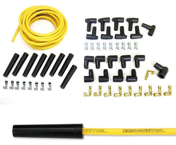 Mooneyes Yellow Universal Lead Set (MNMPTA2444) MNMPTA2444