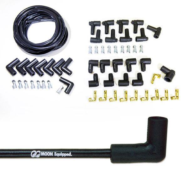 Mooneyes Black Universal Lead Set (MNMQTA2442)