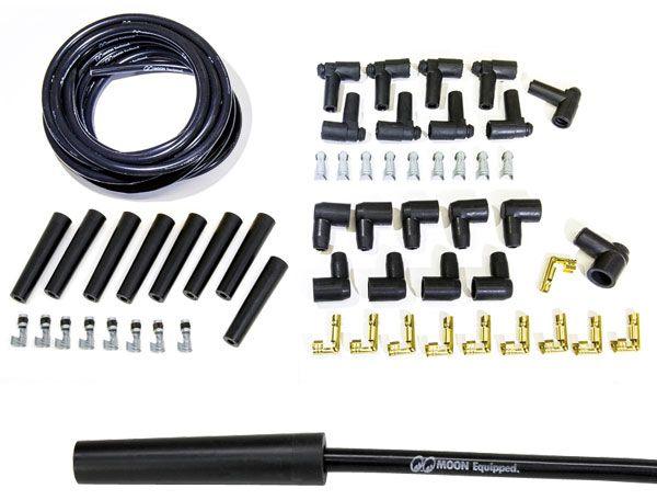 Mooneyes Black Universal Lead Set (MNMQTA2444) MNMQTA2444