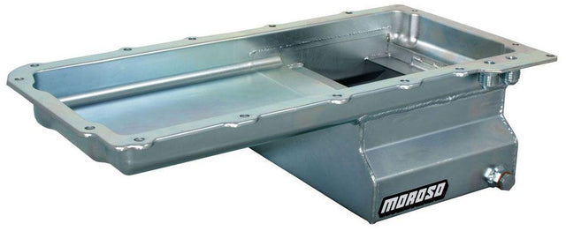 Moroso Steel Wet Sump Oil Pan, 6" Deep, Baffled (MO20140) MO20140