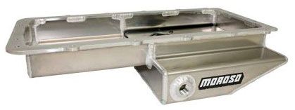 Moroso Fabricated Aluminium Oil Pan, Baffled, Rear Sump (MO20569) MO20569