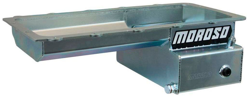 Moroso 6.6L Steel Oil Pan with Front Sump & Baffle (MO20573) MO20573