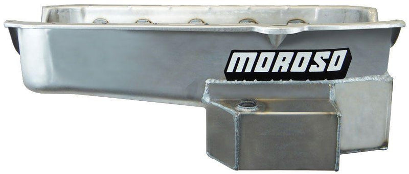 Moroso Drag / Road Race Oil Pan, Fabricated Steel, 7-1/2" Deep, 6.62L (MO21813) MO21813