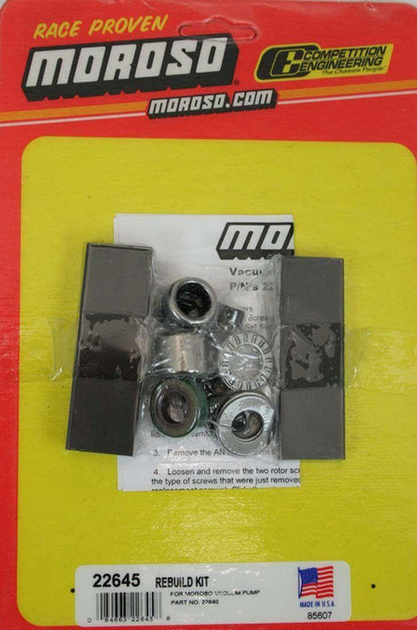 Moroso Vacuum Pump Service Kit (MO22645) MO22645