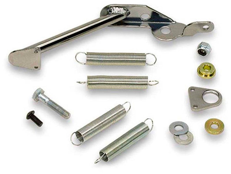 Moroso Dual Throttle Return Spring Kit, Chrome Finish (MO64923) MO64923
