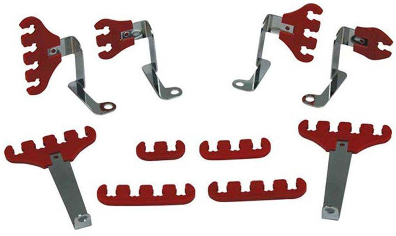 Moroso Spark Plug Lead Separators, 7-9mm, Red (MO72131) MO72131