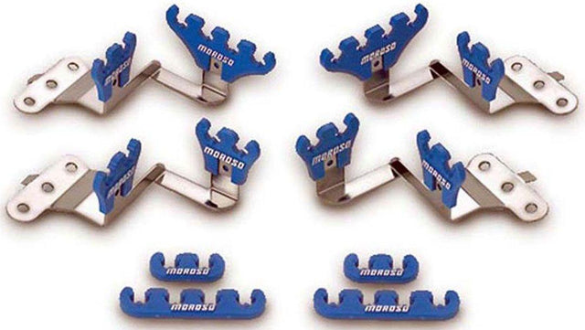 Moroso Spark Plug Lead Separators, 7-9mm, Blue (MO72140) MO72140
