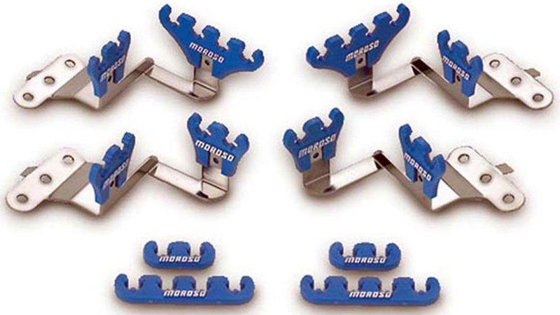 Moroso Spark Plug Lead Separators, 7-9mm, Blue (MO72140) MO72140