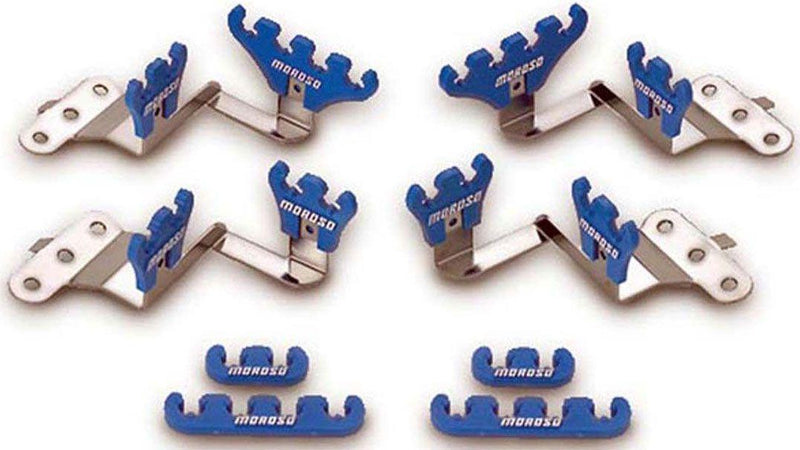 Moroso Spark Plug Lead Separators, 7-9mm, Red (MO72141)