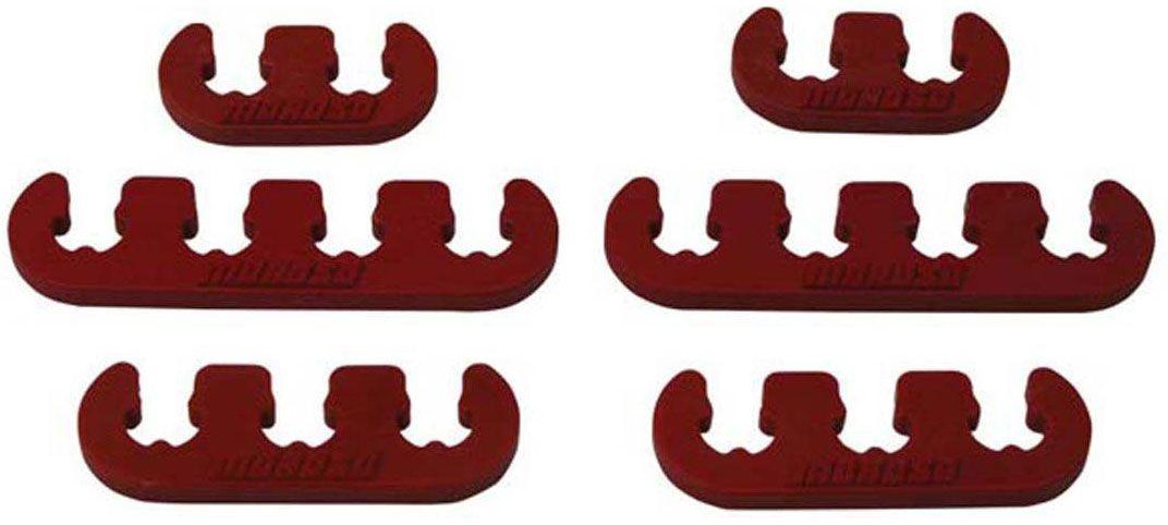 Moroso Spark Plug Lead Separators, 7-9mm, Red (MO72161)