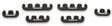 Moroso Spark Plug Lead Separators, 7-9mm, Black (MO72163) MO72163