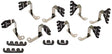 Moroso Spark Plug Lead Separators, 7-9mm, Black (MO72178) MO72178