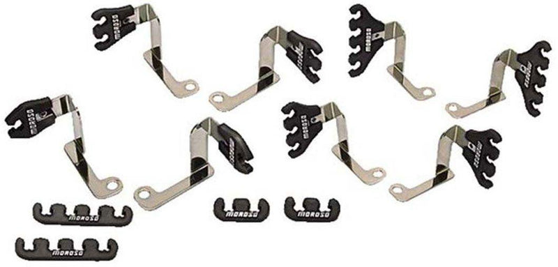 Moroso Spark Plug Lead Separators, 7-9mm, Black (MO72178) MO72178