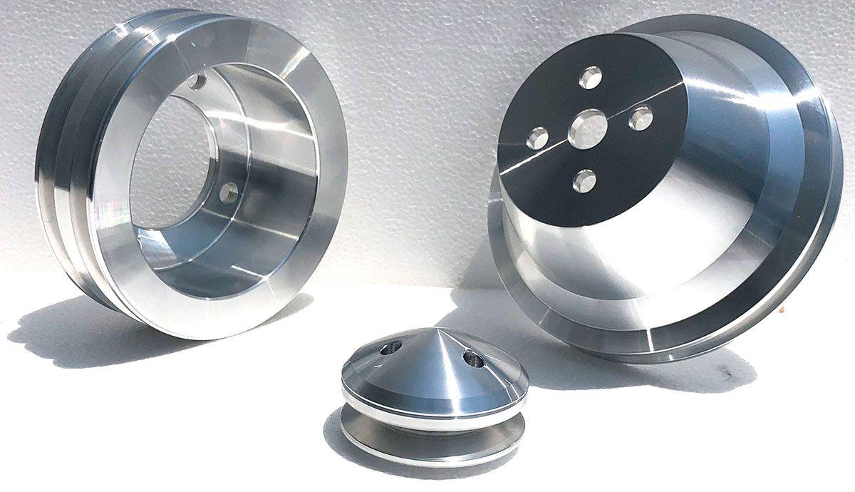 March Engine Pulley Kit, Polished (MPP1625)