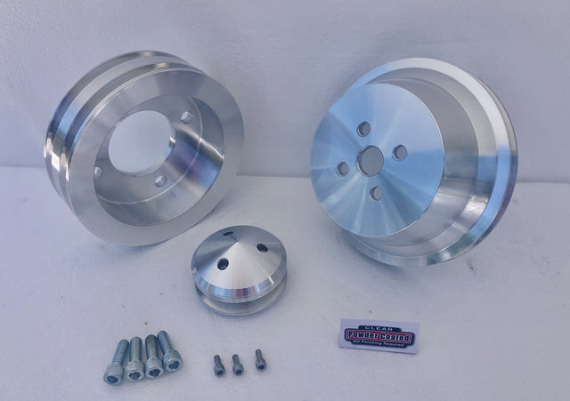 March Performance 2-Groove V-Belt Pulley Set (MPP1830) MPP1830