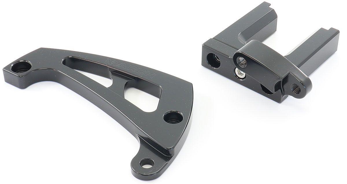 March Performance Alternator Bracket Only Kit for Electric Water Pumps - black (MPP23003-08) MPP23003-08