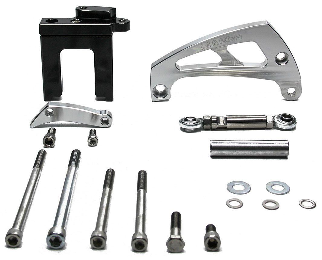 March Performance Alternator Bracket Only Kit for Electric Water Pumps (MPP23003) MPP23003