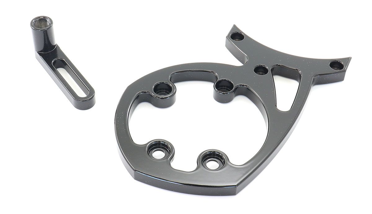 March Performance "Ultra" Power Steering Bracket Kit - Black (MPP30037BLK)