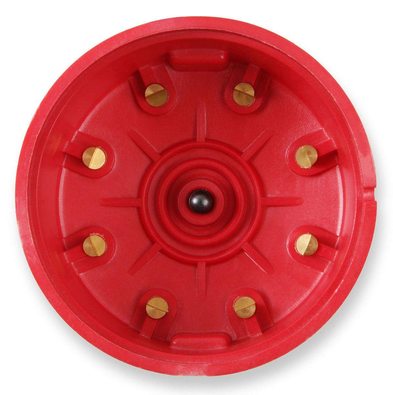 Mallory YL 8 Cyl Red Socket Type Distributor Cap (MSD209)