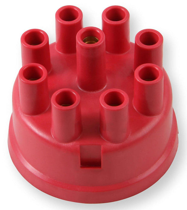 Mallory YL 8 Cyl Red Socket Type Distributor Cap (MSD209)