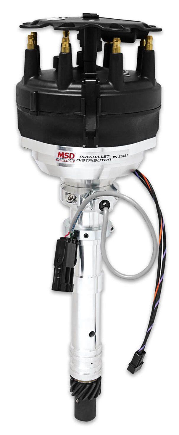 MSD Pro-Billet Hall Effect Cam Sync Distributor (MSD23451) MSD23451