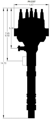 MSD Pro-Billet Cam Sync Distributor (MSD2357)