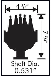 MSD Pro-Billet Cam Sync Distributor (MSD2362)
