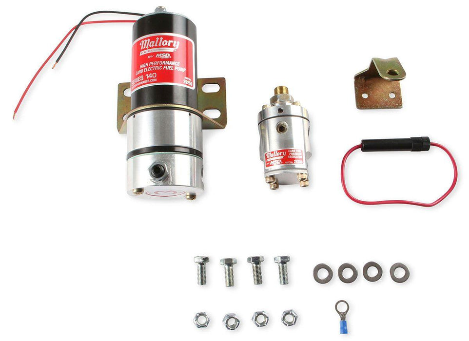 MSD Mallory 140 GPH Competition Electric Fuel Pump (MSD29209)