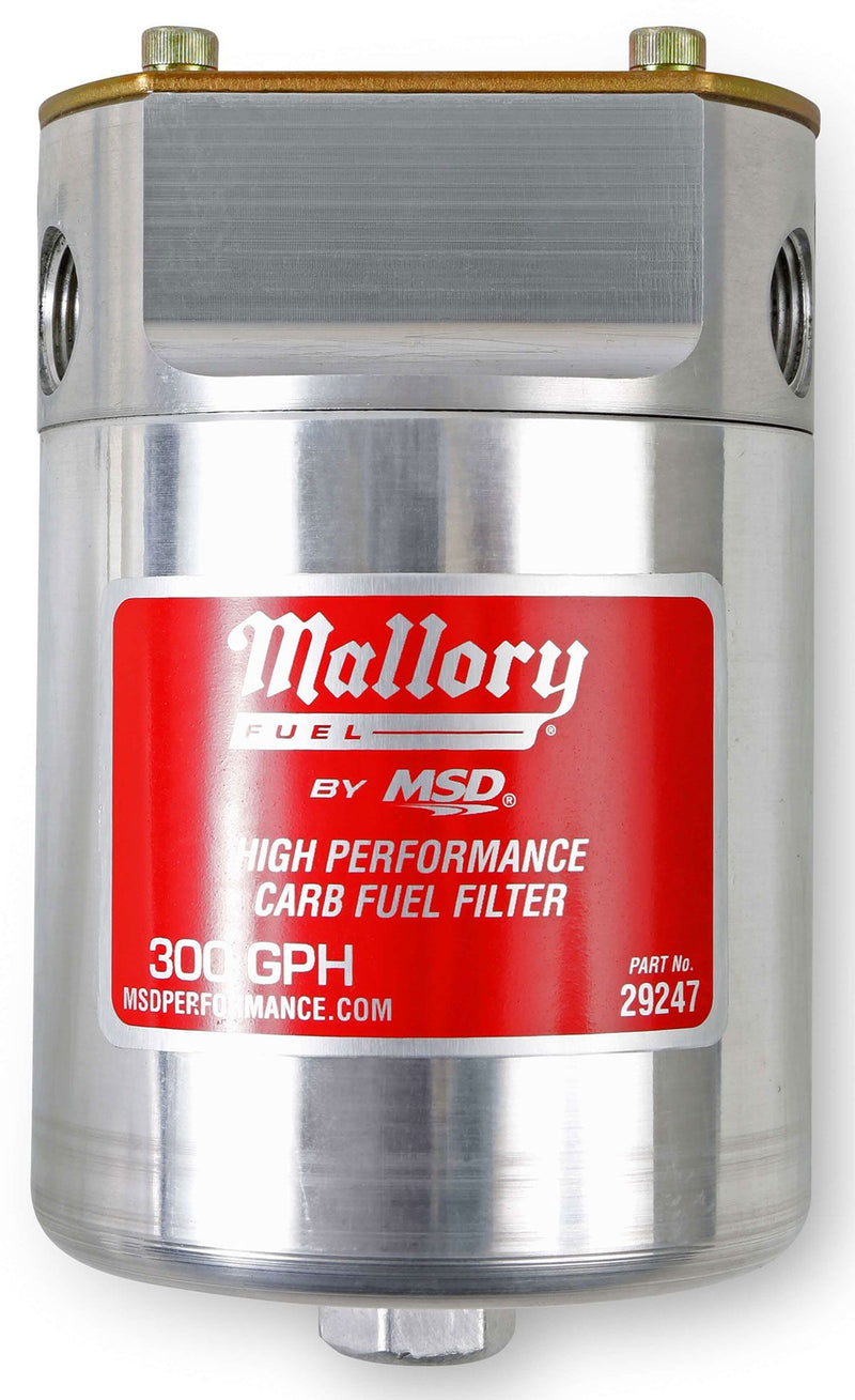 Mallory Billet Fuel Filter Assembly (MSD29247)